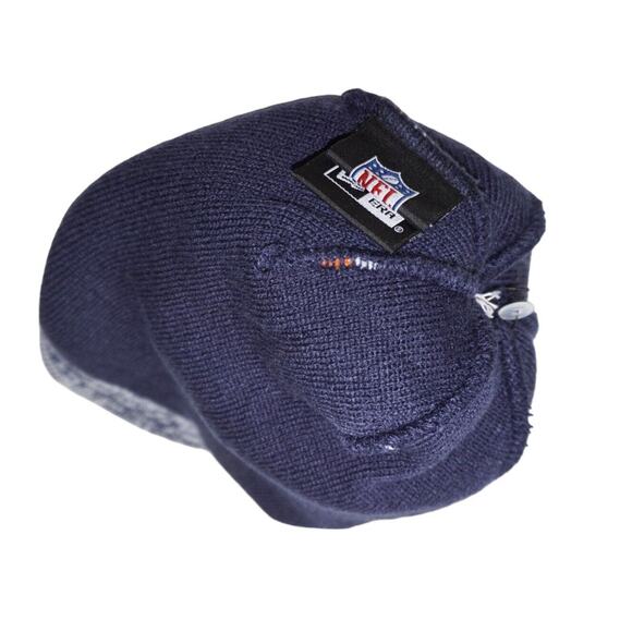 Denver Broncos NFL Football New Era Beanie - Stripe Cuff Knit Hat Pom Cap - Picture 6 of 7